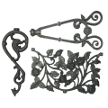 Ornamental fence gate wrought iron